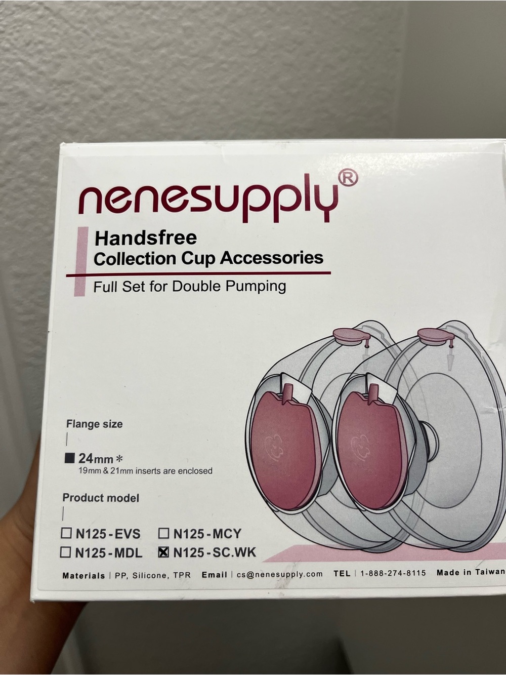 Handsfree Collection Cup Accessories - Pink